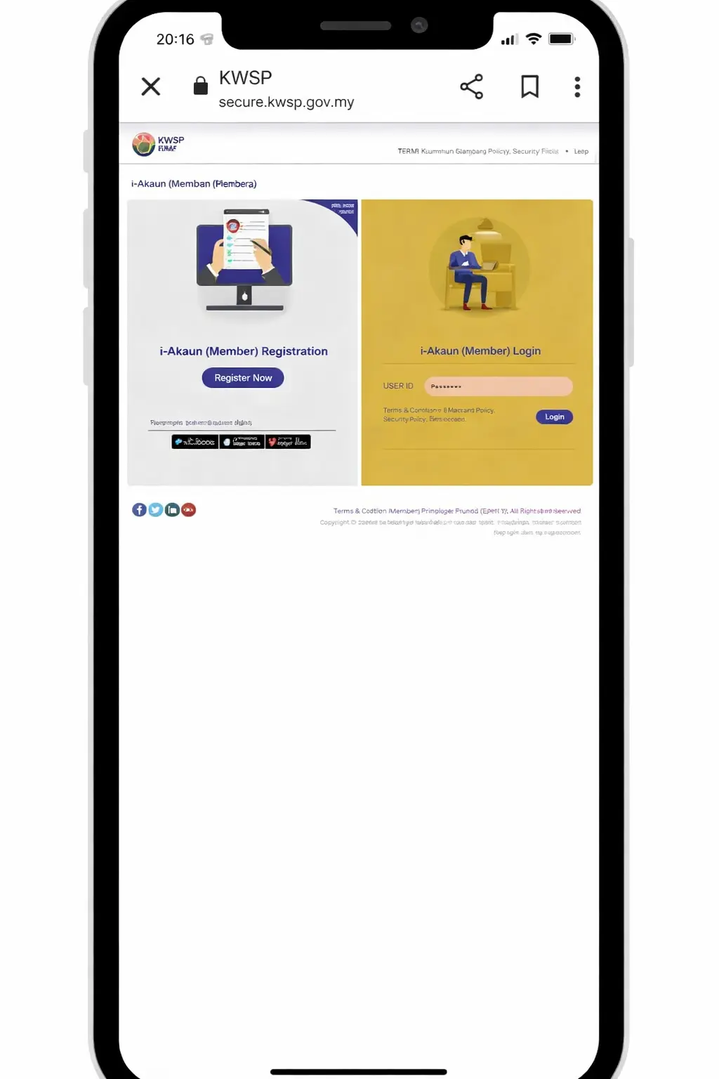 Semak Baki Melalui Portal i-Akaun